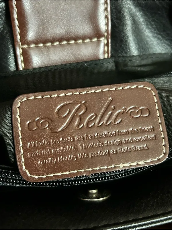 Relic Women’s Black & Brown Small Handbag - Image 12