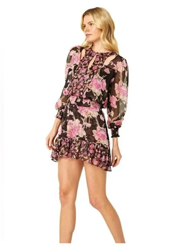 MISA Los Angeles Irina Mini Floral Dress - Image 3