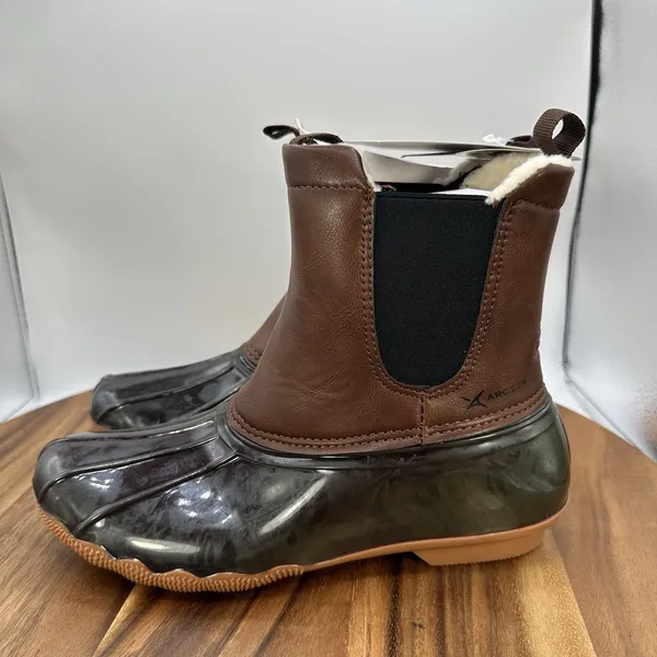 NIB Arctix McKenzie Duck Rain Boots Brown Waterproof Outdoor‎ Muck Women's 6 - Image 3