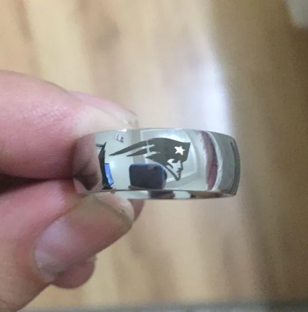 Silver Arc New England Patriots Ring - Image 9