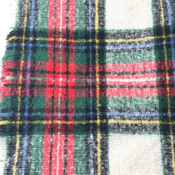 Old Navy Blanket Scarf Tartan Plaid Fringe Oversized Multicolor Unisex‎ OS - Image 3