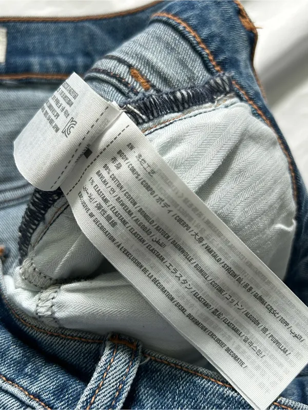 Abercrombie & Fitch | the slim straight ultra high rise jeans in extra long - Image 6
