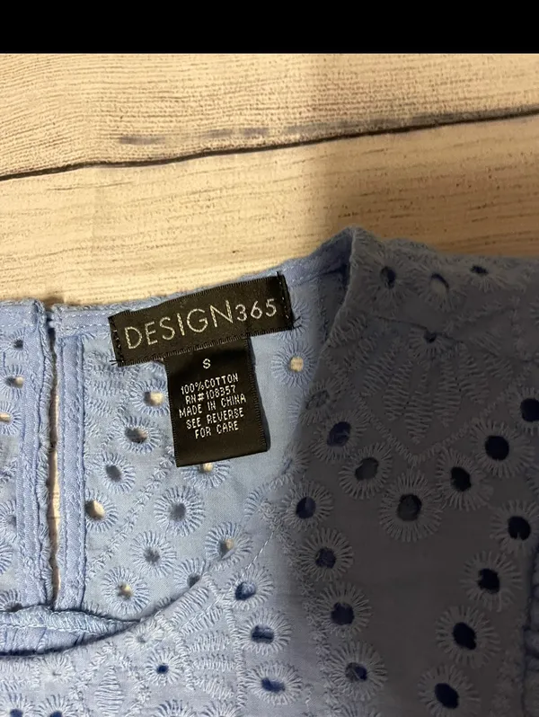 Design 365 Blouse Blue - Image 5