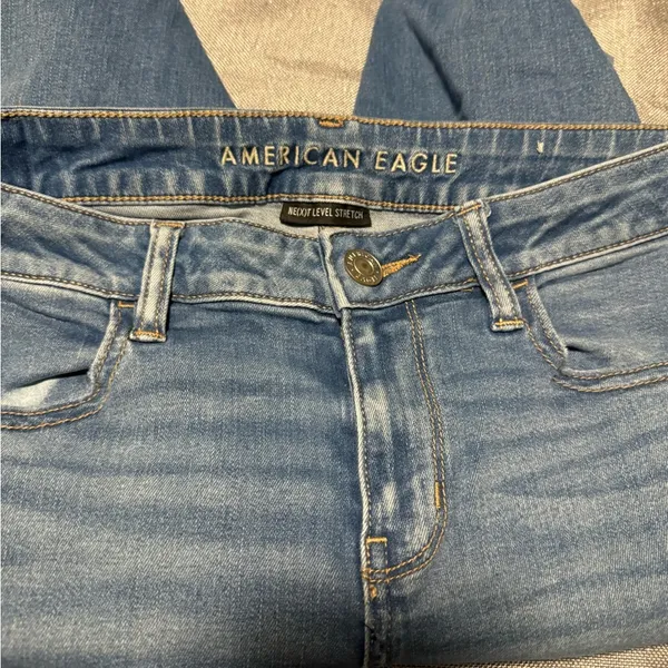 American Eagle Outfitters Blue Jeggings Skinny Fit - Image 3
