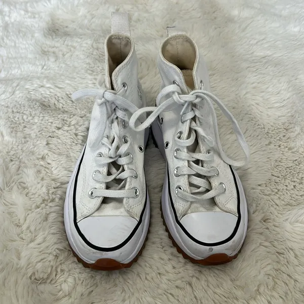 Converse Run Star Hike Lugged Hi Sneakers White - Image 4
