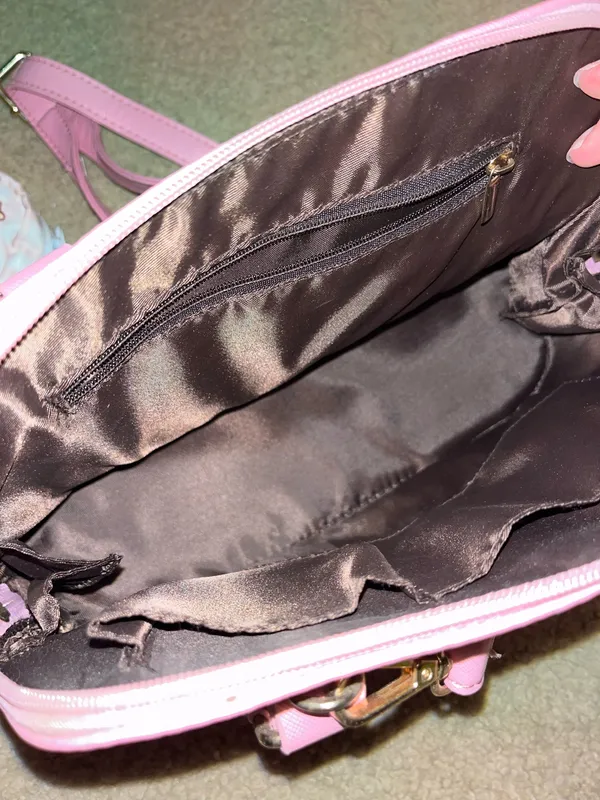pink satchel handbag - Image 3