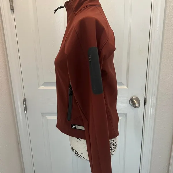 Recreational Equipment Inc. Women's Rust Zip Jacket Size XS - Image 6
