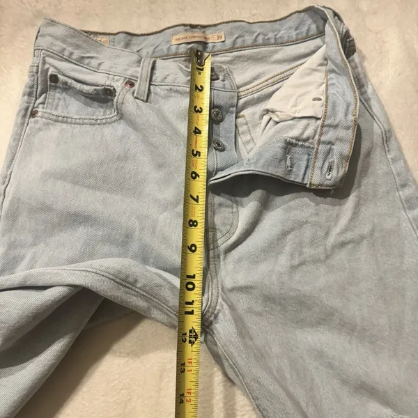 Levi's Waterless Ribcage Straight Ankle Sz 29 - Image 8