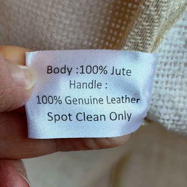 NWOT Mudpie Brand “BRIDE” Tote with Leather Straps - Image 8