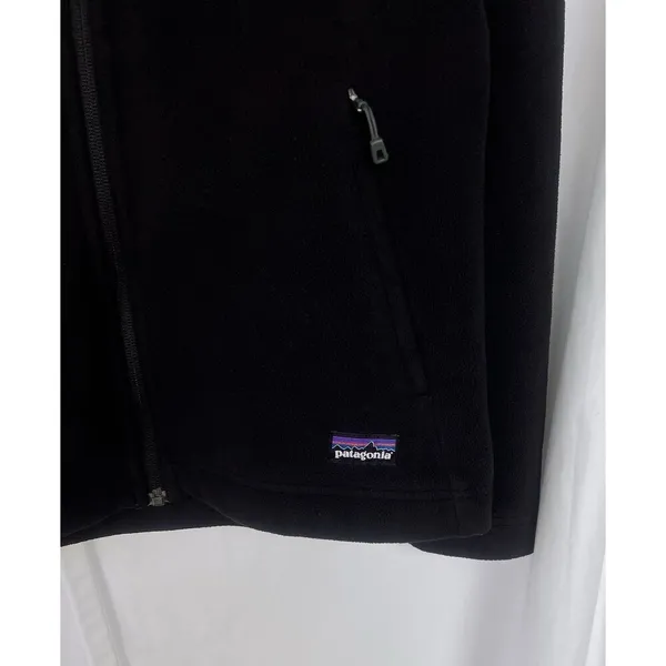 Patagonia Better Sweater M Womens Black Full Zip Fleece Jacket CRITTERCISM Logo - Image 3