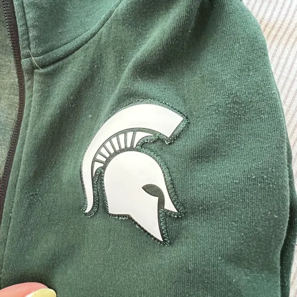 MSU Nike Green Zip Up - Image 14