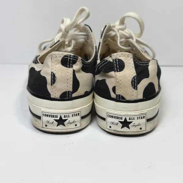 Converse Chuck 70 Low Sneakers W 7 Cow Print Custom Animal Streetwear Platform - Image 3