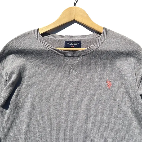 US Polo Assn. Superior Quality Gray Sweater Size‎ Small - Image 4