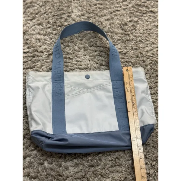 Athleta Girl Weekend Tote Bag Blue One Size Water Repellent Power of She Dance - Image 12