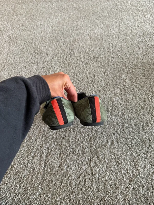 Rothy's Green Camo Knit Loafers - Image 8