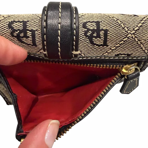 Dooney & Bourke Signature Trifold Wallet - Image 10