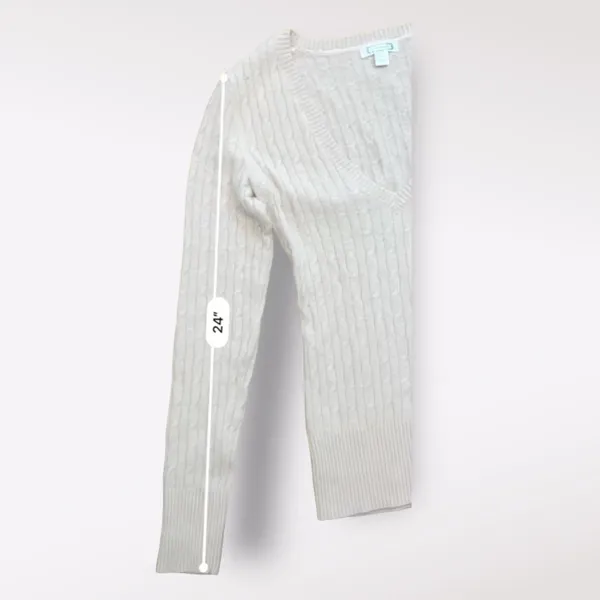 Anthropologie Aphorism Angora‎ Rabbit Hair Cable Knit Sweater Size S - Image 5