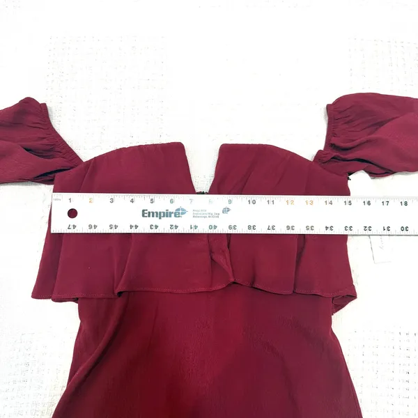 new Lovers + Friends small Primrose off shoulder v neck mini dress D1 3489 - Image 4