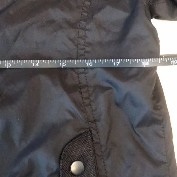 Ferrari black windbreaker style puma zip up car jacket size small nylon cars - Image 8