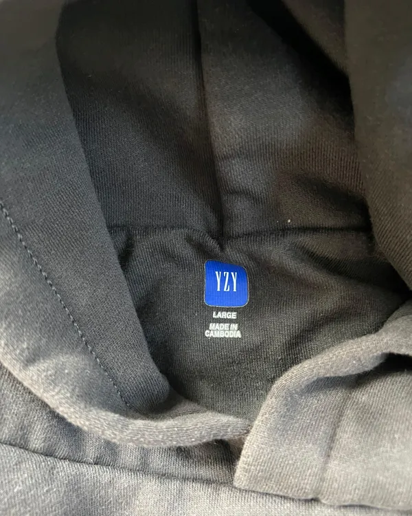 Yeezy Gap Engineered by Balenciaga Dove Hoodie Black - Image 5