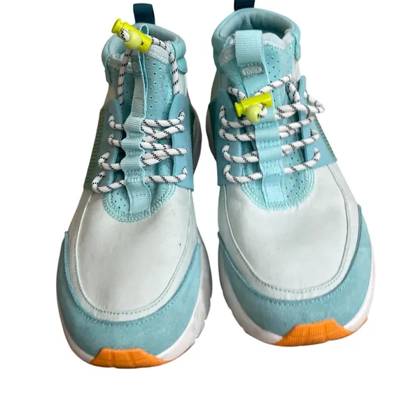 Hey Dude Sirocco Mid Sport Teal Lace Up Sneakers Women US Size 7 EUC‎ outdoor - Image 2