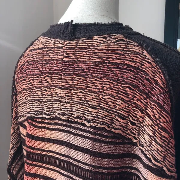 NWOT Free People Sample Sweater Fringe Crop S - Image 7