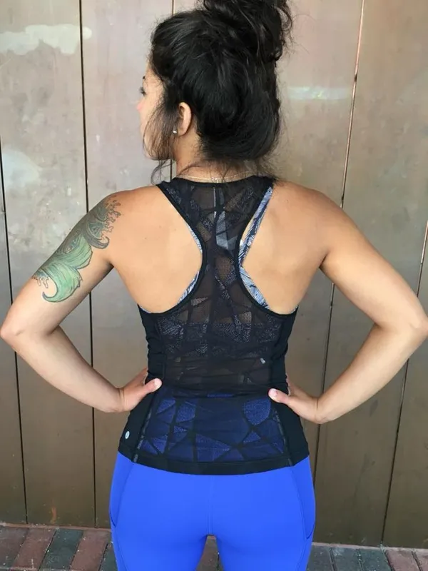 LULULEMON Goal Crusher Tank in Black Sz. Small - Image 5