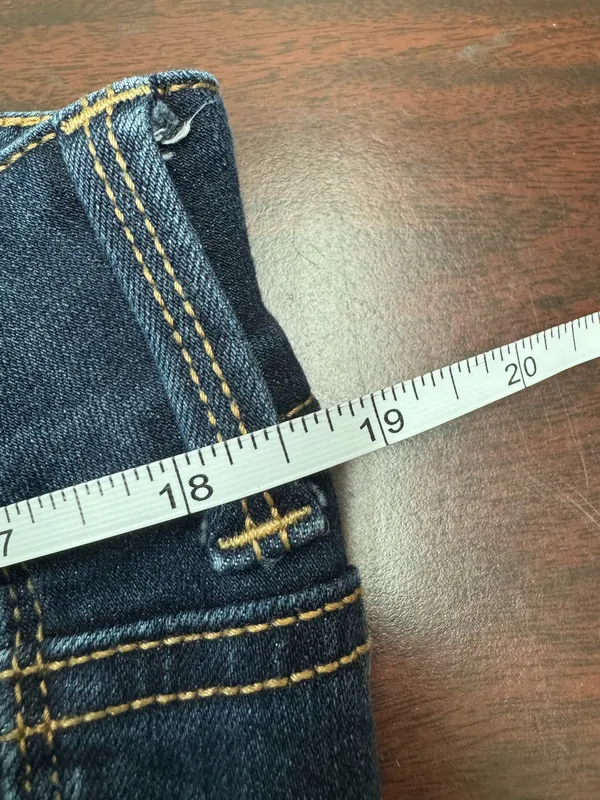 American Eagle Super Stretch Artist Crop Size 14 Dark Wash Jeans - Image 6
