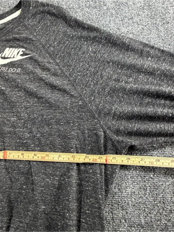 Nike Just Do It Crewneck Sweatshirt Gray Speckled 3XL Pullover Logo - Image 7