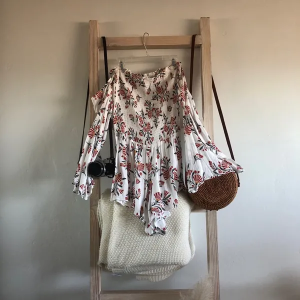 Revolve Floral Romper - Image 3