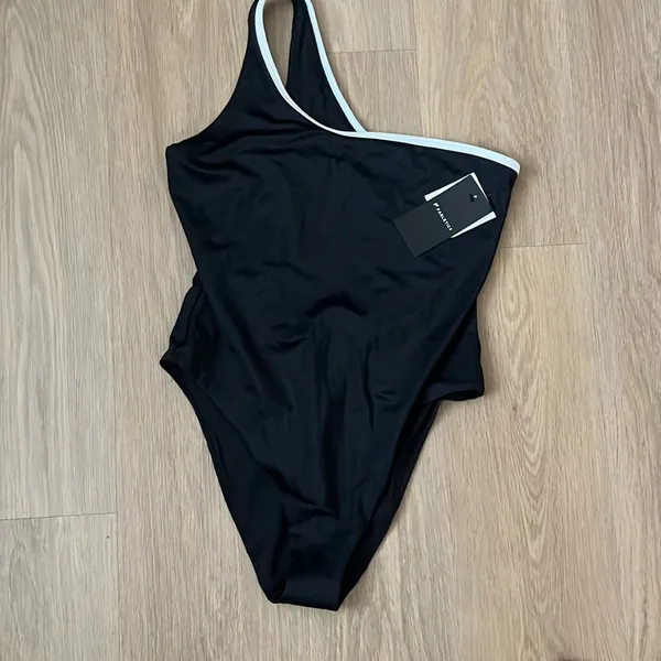 Fabletics One Shoulder Cutout One-Piec Women's Swimsuit L - Image 6