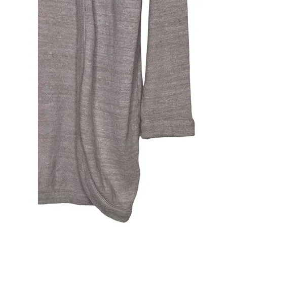 Old Navy Women's Cardigan Open Front 3/4 Sleeve‎ Tight-Knitted Gray Sz. Small - Image 7