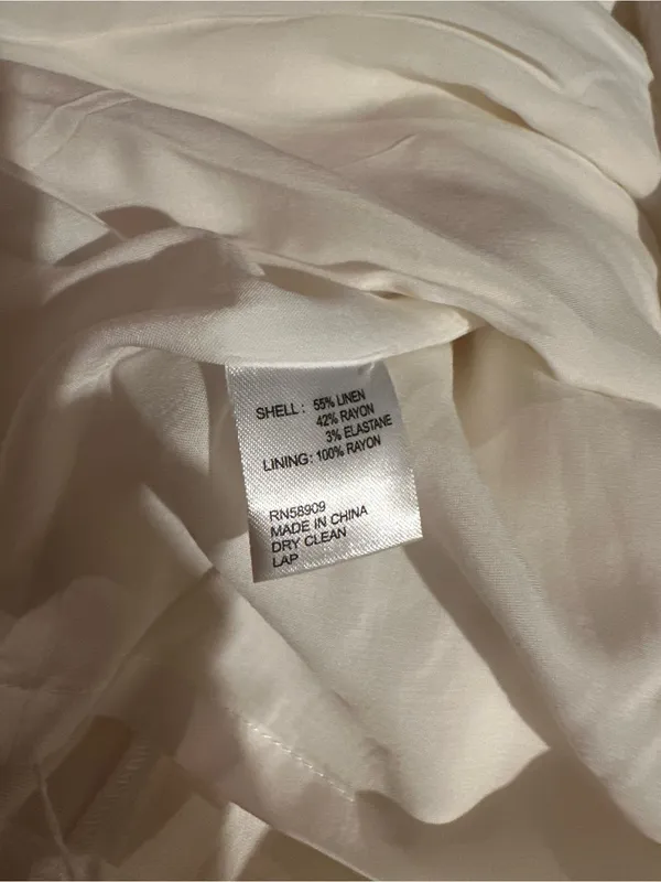 ANTONIO MELANI Elegant Cream Dress‎ - Image 8