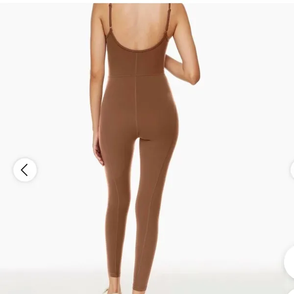 Aritzia Wilfred Free Divinity Jumpsuit brown - Image 3