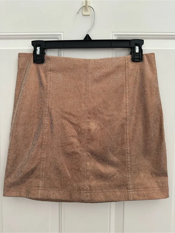 Free people Sparkle Metallic copper Mini Skirt - Image 9