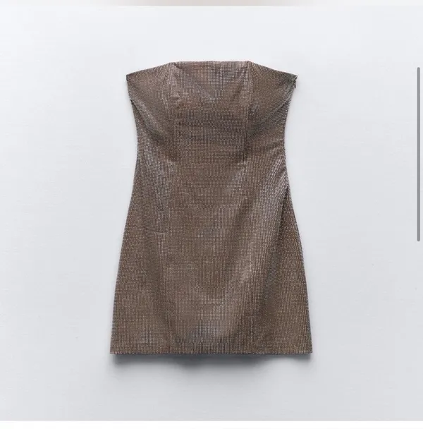 ZARA Dress Mini Rhinestone - Image 4