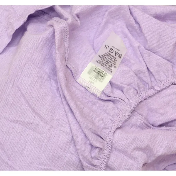 NWT Riley & Rae Lacey Crew Neck Tiered Puff-Sleeve Midi Dress Lilac Purple S - Image 6