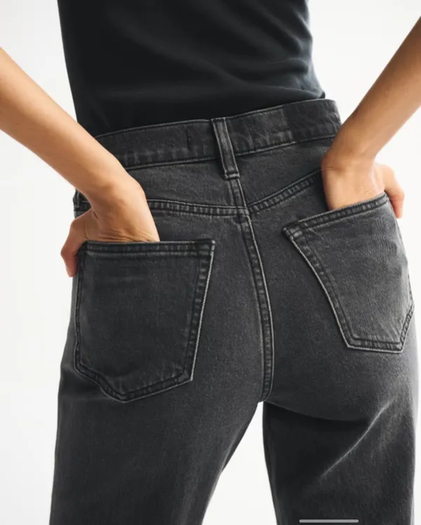 Ultra High-Rise 90s Straight Jeans Abercrombie - Image 2