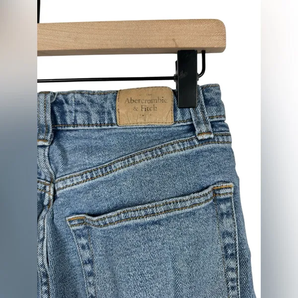 Abercrombie Curve Love Ankle Straight‎ Ultra High Rise Distressed Jeans 29 8R - Image 7