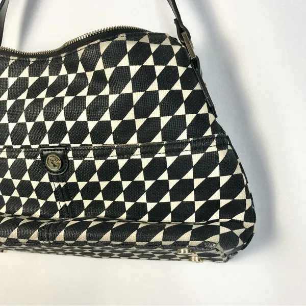 Spartina‎ 449 Black & Cream Printed Shoulder Bag - Image 3