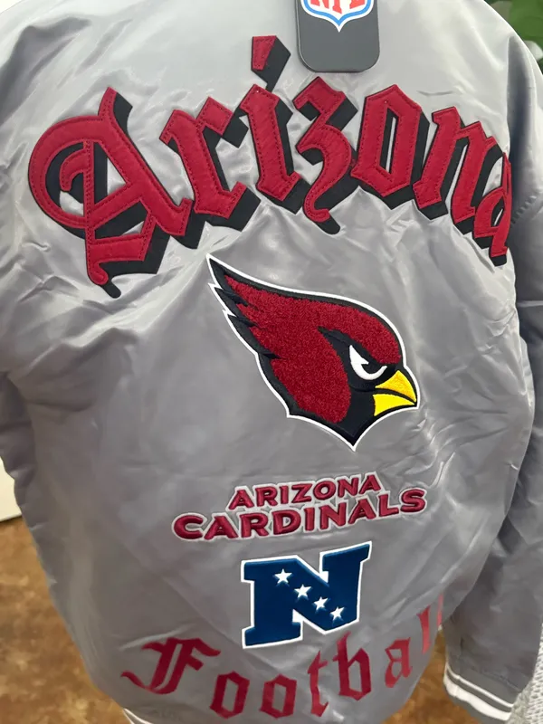 Men’s NFL Arizona Cardinals Bomber Jacket - Image 6