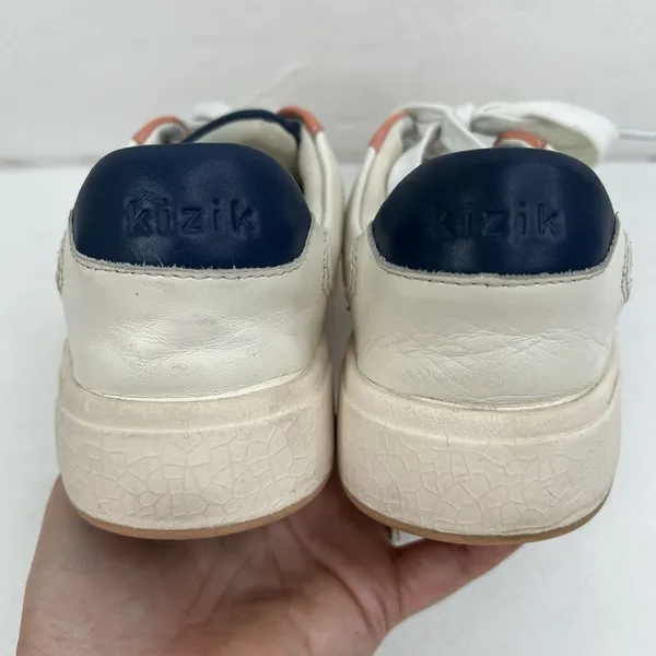 Kizik Vegas Clover Men’s 4.5 Women’s 6 Hands Free Shoes Sneakers Coral‎ Cream - Image 10