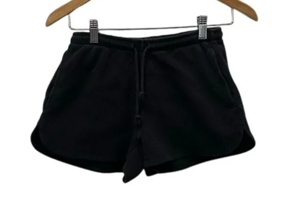 Brandy Melville Black Waffle Knit Shorts - Image 2