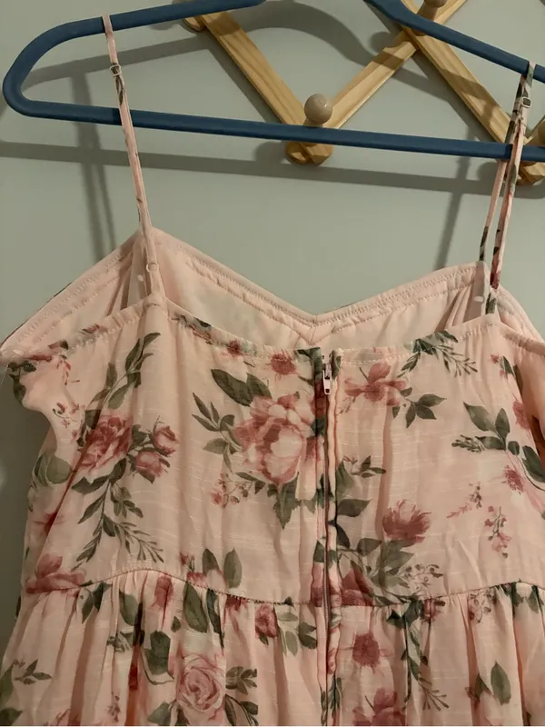 Trixxi LA Pink Floral Midi Dress size XL - Image 7