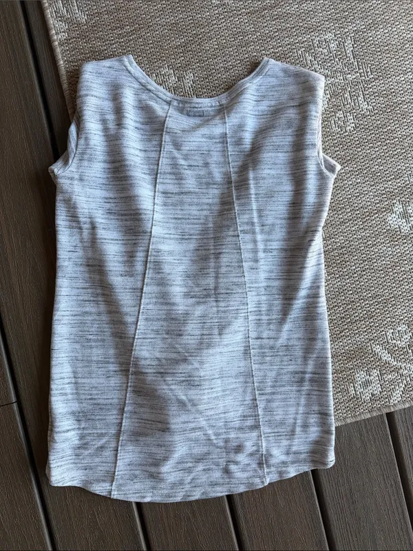 Columbia Light Heather Gray Crewneck Long Sleeve - Image 3