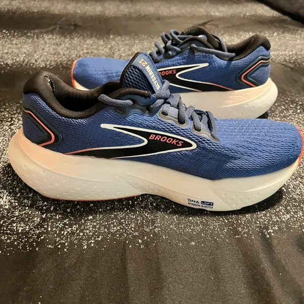 Womens sz8 Brooks Glycerin 21 Running Shoes- Blue/Icy Pink/Rose - Image 3