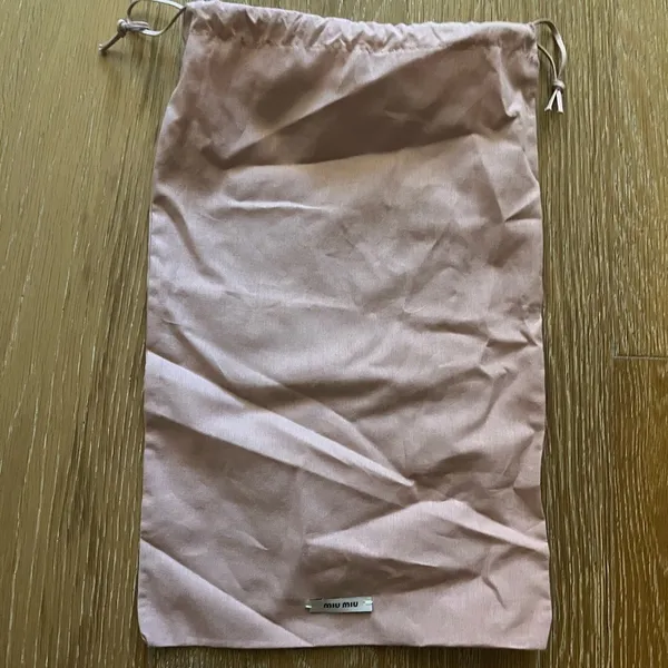 Two authentic Miu Miu dustbag for shoes. Barely Used. - Image 7