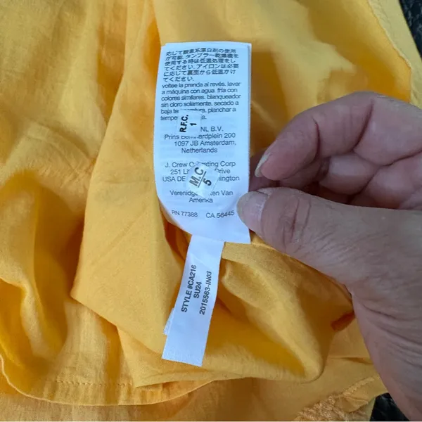 J. Crew Yellow Sleeveless Tiered Sundress 4 - Image 13