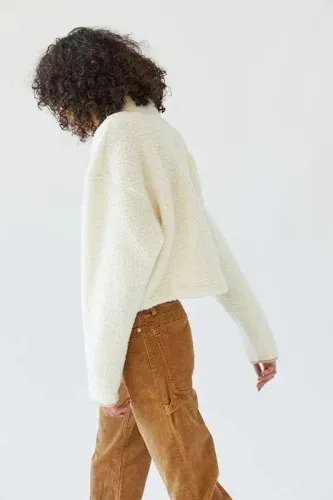 Champion Uo Exclusive Sherpa Half-Zip Jacket Women's at Urban Outfitters - Image 2