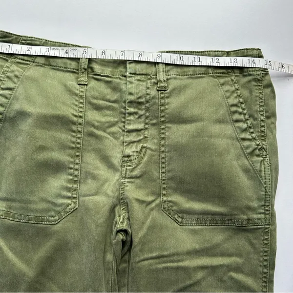J. Crew Women's Ankle Length Jeans in Olive Green 27 - Image 7